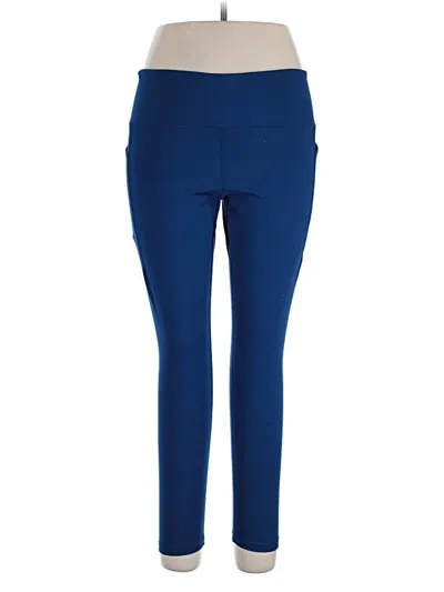 Pre-owned Danskin Active Pants In Blue