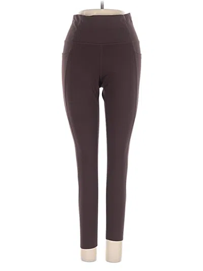 Pre-owned Danskin Active Pants In Brown