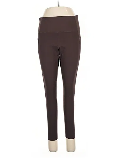 Pre-owned Danskin Active Pants In Brown