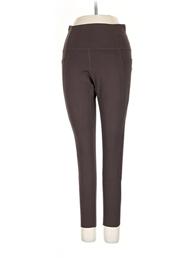 Pre-owned Danskin Active Pants In Brown