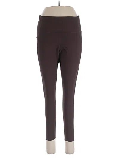 Pre-owned Danskin Active Pants In Brown