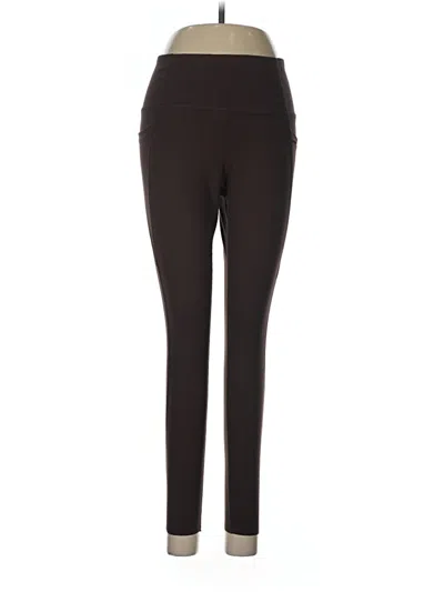 Pre-owned Danskin Active Pants In Brown