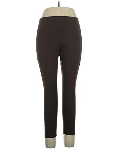 Pre-owned Danskin Active Pants In Brown