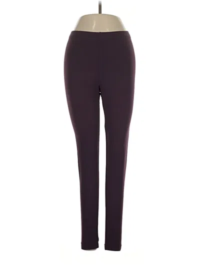 Pre-owned Danskin Active Pants In Burgundy