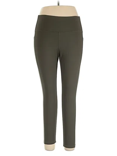 Pre-owned Danskin Active Pants In Green