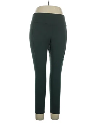 Pre-owned Danskin Active Pants In Green