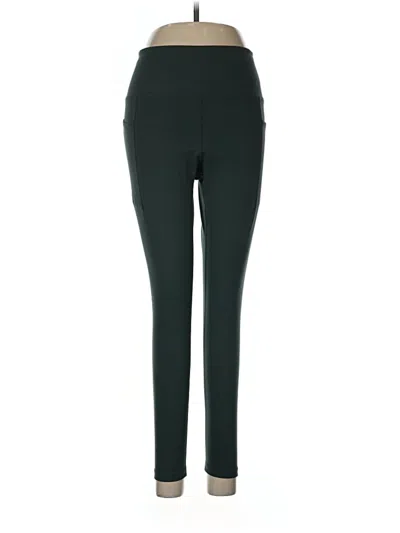 Pre-owned Danskin Active Pants In Green