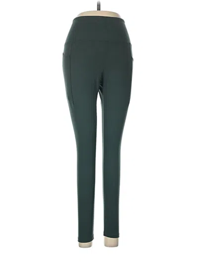 Pre-owned Danskin Active Pants In Green