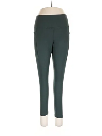 Pre-owned Danskin Active Pants In Green