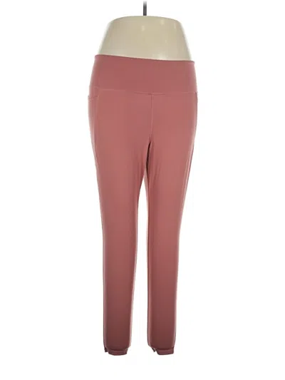Pre-owned Danskin Active Pants In Pink