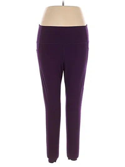 Pre-owned Danskin Active Pants In Purple