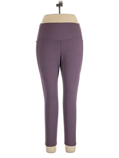 Pre-owned Danskin Active Pants In Purple