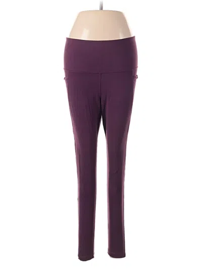 Pre-owned Danskin Active Pants In Purple