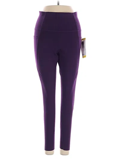 Pre-owned Danskin Active Pants In Purple