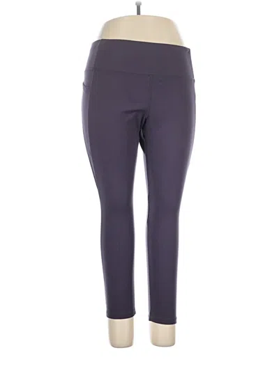 Pre-owned Danskin Active Pants In Purple