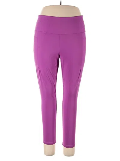 Pre-owned Danskin Active Pants In Purple