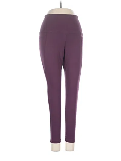 Pre-owned Danskin Active Pants In Purple