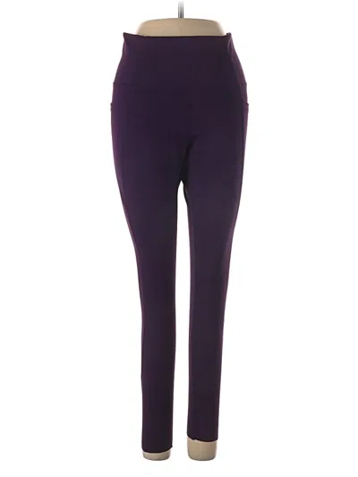 Pre-owned Danskin Active Pants In Purple