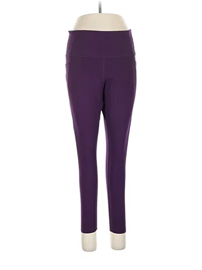 Pre-owned Danskin Active Pants In Purple