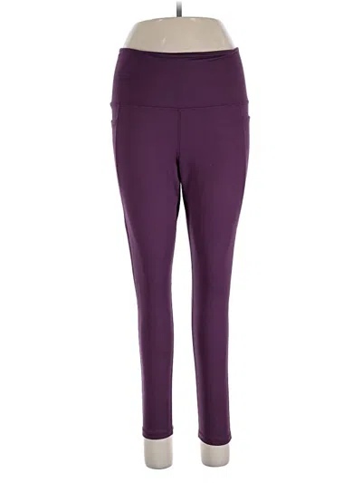 Pre-owned Danskin Active Pants In Purple