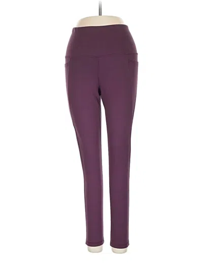 Pre-owned Danskin Active Pants In Purple