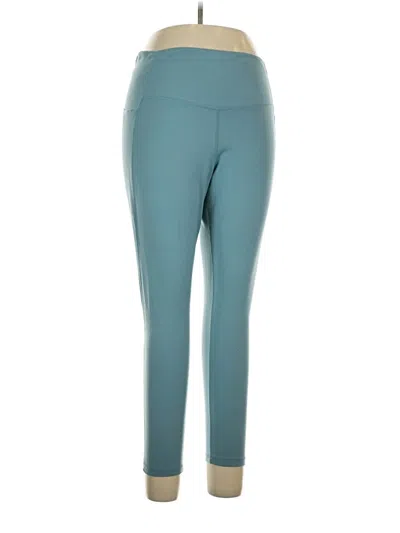 Pre-owned Danskin Active Pants In Teal