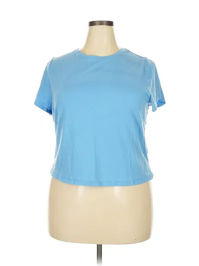 Pre-owned Danskin Active T-shirt In Blue