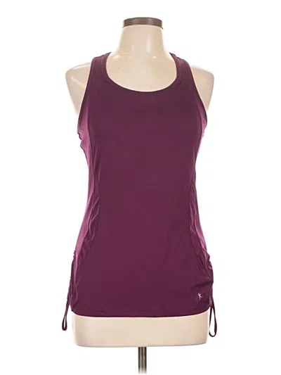 Pre-owned Danskin Active Tank Top In Burgundy