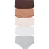 Danskin Assorted 5-pack Breathable Hipster Briefs