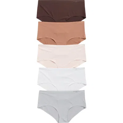 Danskin Assorted 5-pack Breathable Hipster Briefs