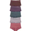 Danskin Assorted 5-pack Brushed Microfiber Hipster Briefs In Blue