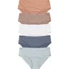 Danskin Assorted 5-pack Microfiber Hipster Briefs