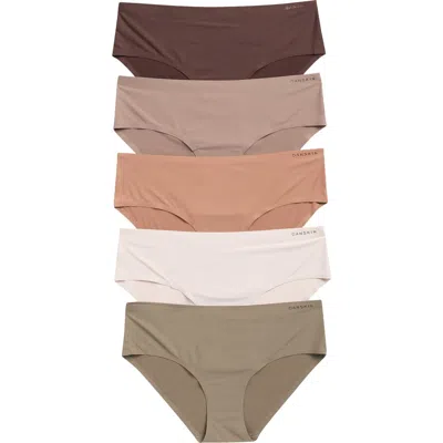Danskin Assorted 5-pack Microfiber Hipster Briefs