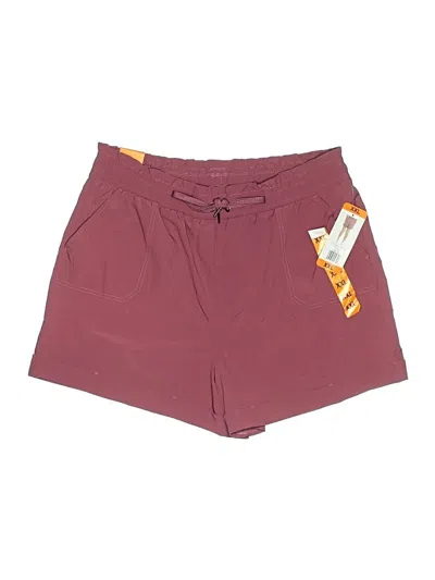 Pre-owned Danskin Athletic Shorts In Burgundy