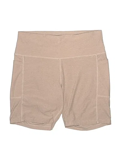Pre-owned Danskin Athletic Shorts In Tan