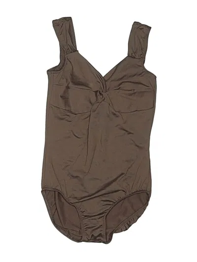 Pre-owned Danskin Bodysuit In Brown