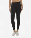 Danskin Brushed 7/8 Leggings In Black Salt In Multi