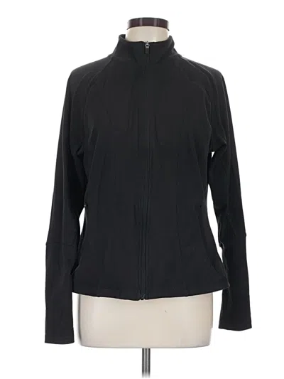 Pre-owned Danskin Cardigan Sweater In Black