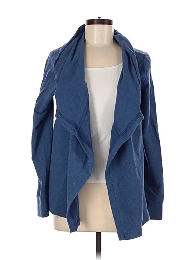 Pre-owned Danskin Cardigan Sweater In Blue