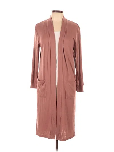 Pre-owned Danskin Cardigan Sweater In Brown