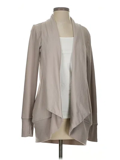 Pre-owned Danskin Cardigan Sweater In Gray