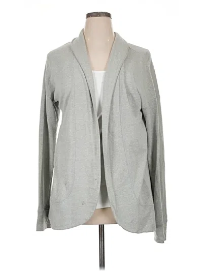 Pre-owned Danskin Cardigan Sweater In Gray