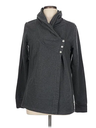 Pre-owned Danskin Cardigan Sweater In Gray