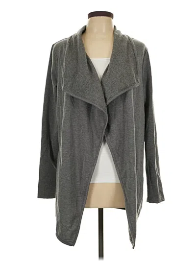 Pre-owned Danskin Cardigan Sweater In Gray