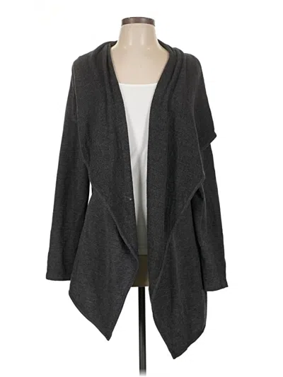 Pre-owned Danskin Cardigan Sweater In Gray