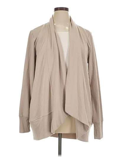 Danskin Cardigan Sweater In Tan