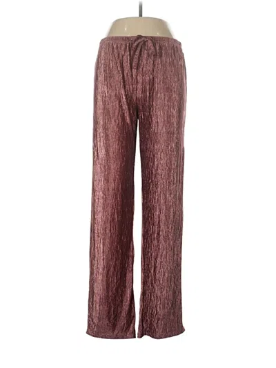Pre-owned Danskin Casual Pants In Burgundy