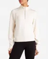 Danskin Cityscape Half Zip Sweatshirt In Birch In Grey