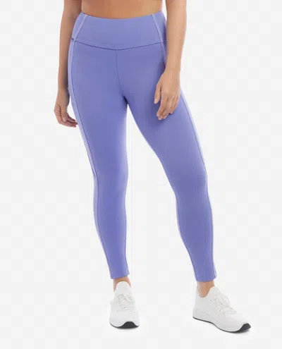 Danskin Corset 7/8 Supersculpt Waistband Legging In Venice Blue In Multi