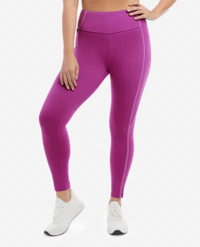 Danskin Corset 7/8 Supersculpt Waistband Legging In Vivid Viola In Purple